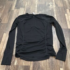 Athleta Black Long-Sleeve Performance Tee